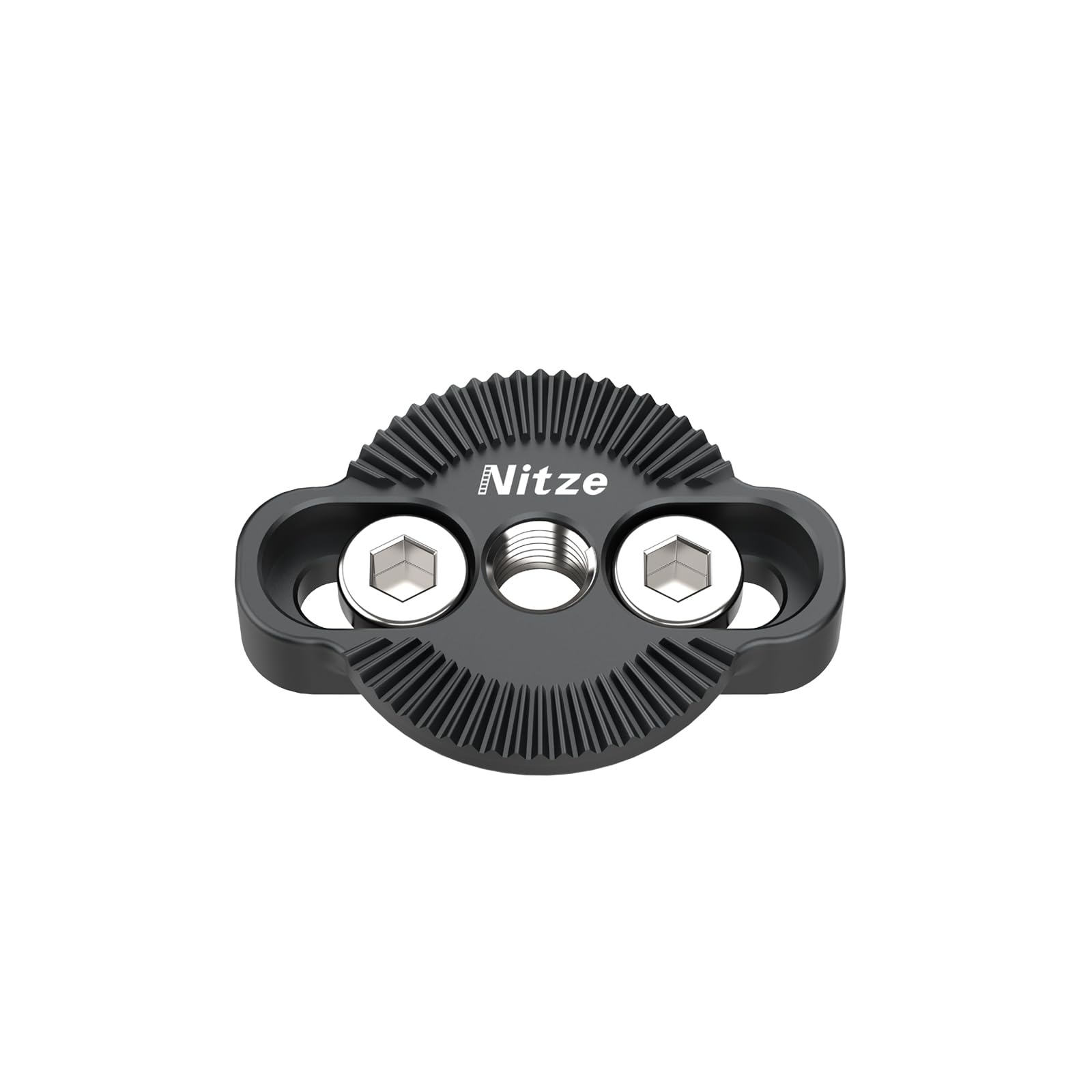 Nitze ARRI Standard Rosette Adapter, M6 Rosettenhalterungsadapter für ARRI-Standard mit 1/4"-Schrauben, Rosettenhalterung für DSLR Kamerakäfig und Seitengriff – N64-G