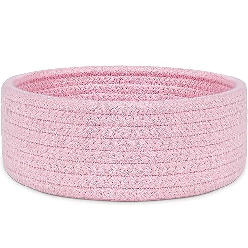 سلة منسوجة صغيرة فارغة من الحبال القطنية من ابينكل، سلة تخزي...