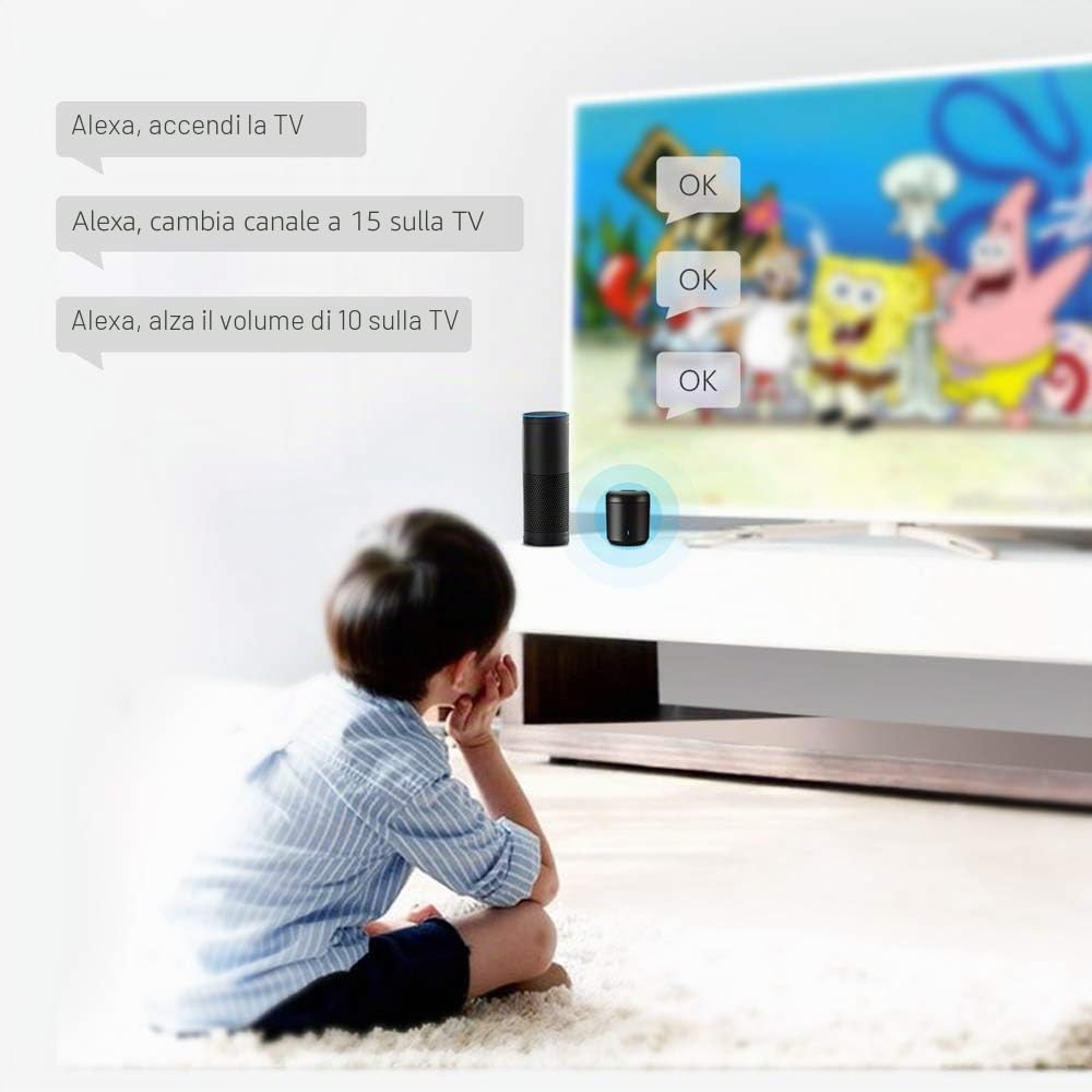 Broadlink Smart Home Hub, RM Mini3 Telecomando universale WiFi intelligente IR (a infrarossi), telecomando a infrarossi unico per tutti