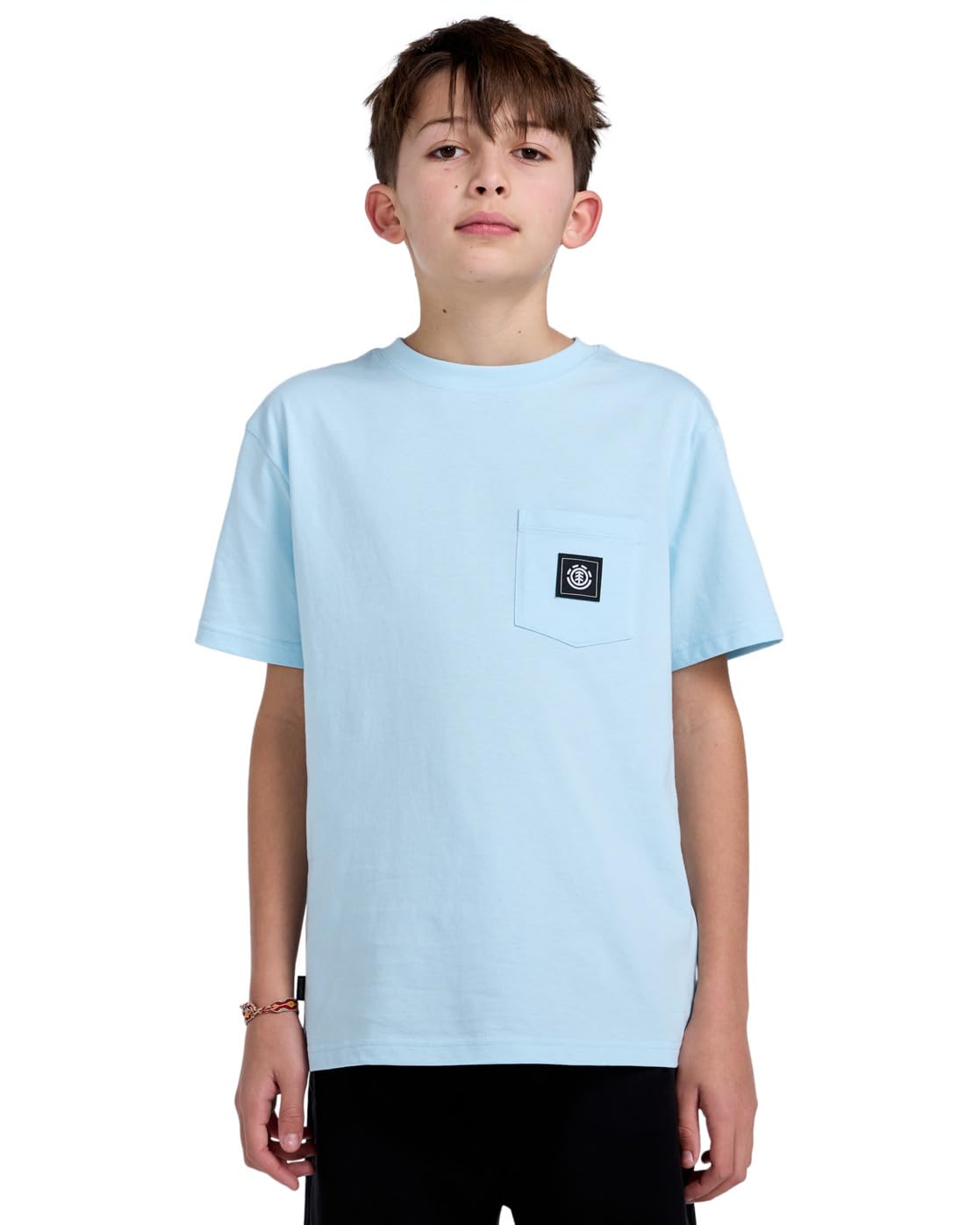 Element Top Basic Pocket Label SS Y Boys Blue L/14