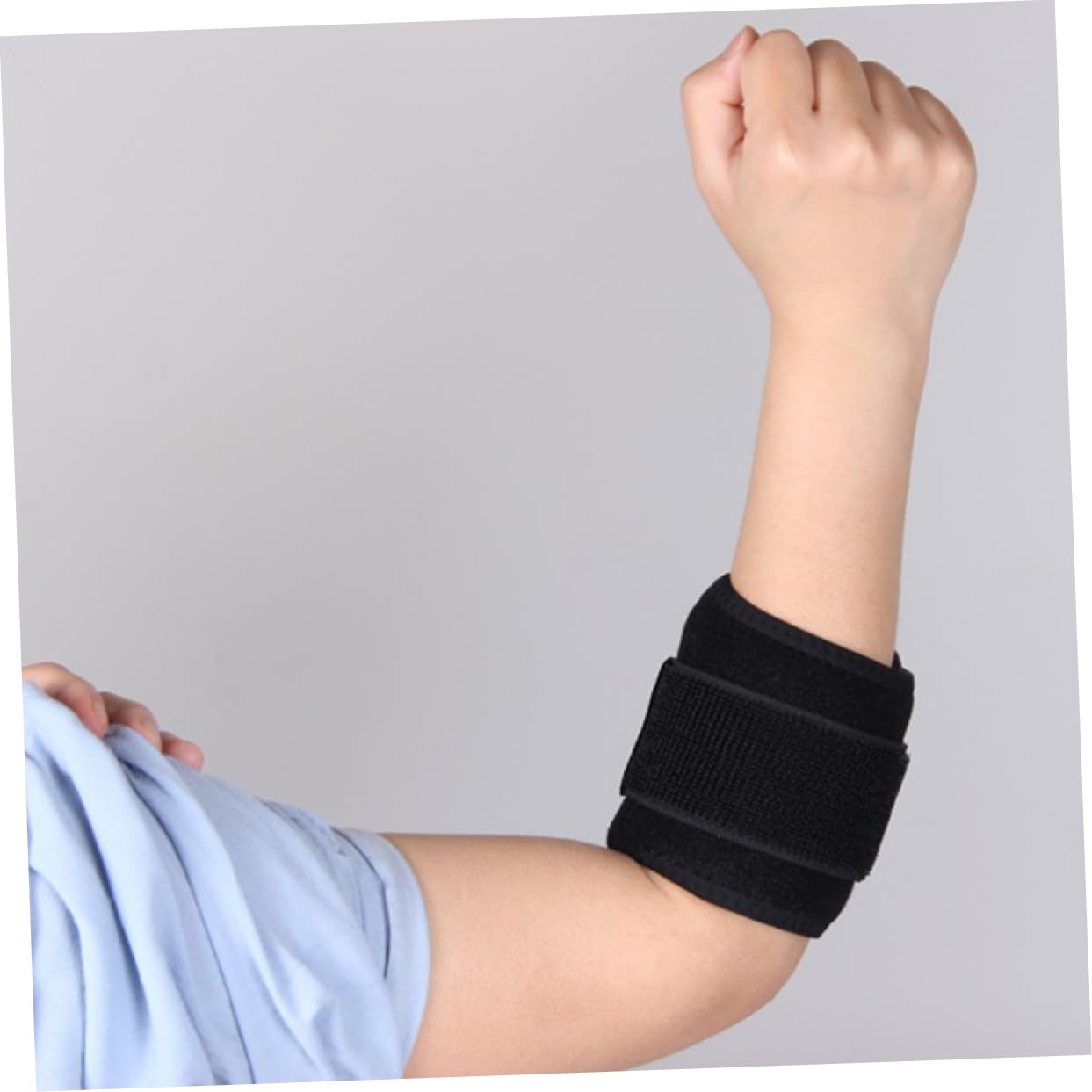 Gogogmee Tennis Elbow Strap Elbow Support Brace Elbow Protectors Elbow Band Injury Elbow Brace Tennis Elbow Band Fit Elbow Sleeves Sports Injury Adjustable Elbow Support Black