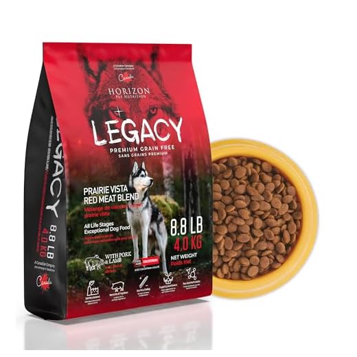 LEGACY Premium Grain-Free Dog Food | Prairie Vista Red Meat Blend | Nutritious Pork & Lamb Formula for All Life Stages | 8.8 lb