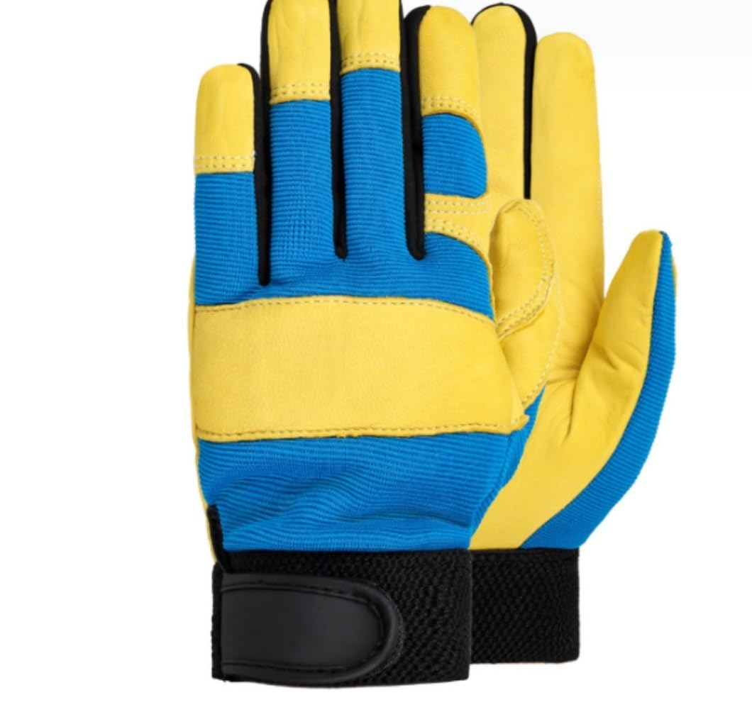 Guantes de Bici Guantes de Ciclismo Deporte Al Aire Libre Piel De Ciervo Cuero Motocross Moto Biker Racing Car A Prueba De Viento Deporte Guantes Guantes de Bicicleta
