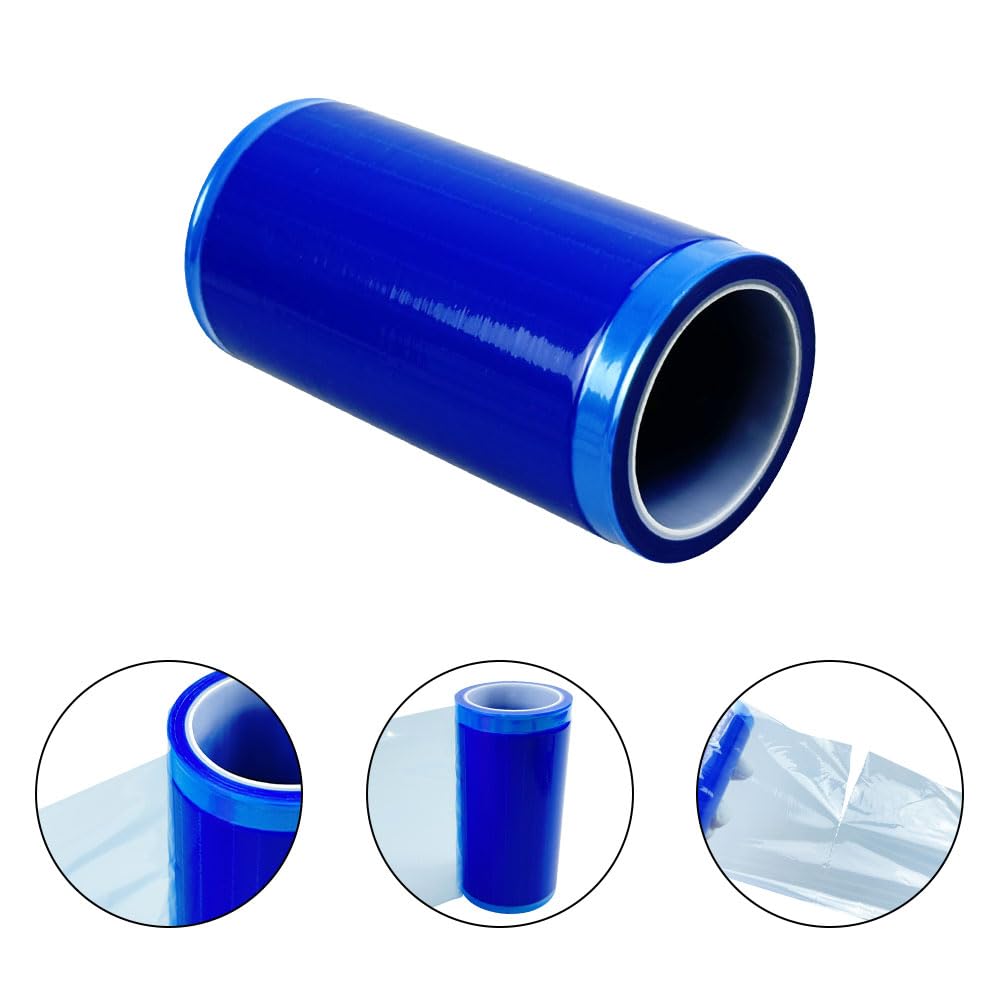 Disposable Dental Barrier Film, YOUYA DENTAL 133Sheet/Roll Protective Film Plastic Oral Tape Isolation Membrane Tattoo Film Barrier Covers Sleeves Dentistry Material-4" * 6" (Blue)