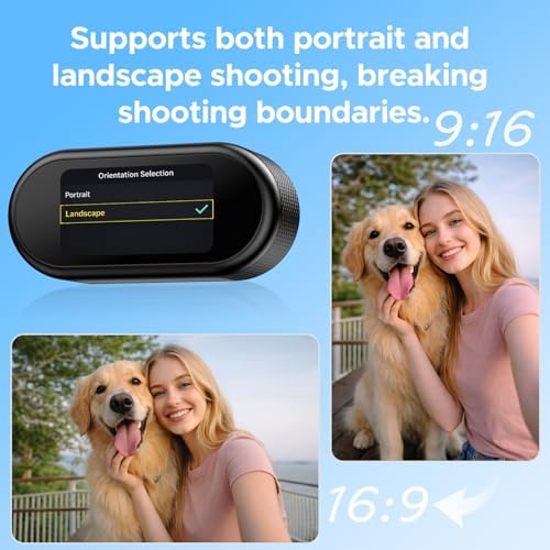 CAMWORLD Mini Body Camera 4K with 64GB Card, Action Thumb Cameras Magnetic Mount 1.47" Screen, Wearable POV Camera for TikTok YouTube Vlogging Motorcycle Security - 5