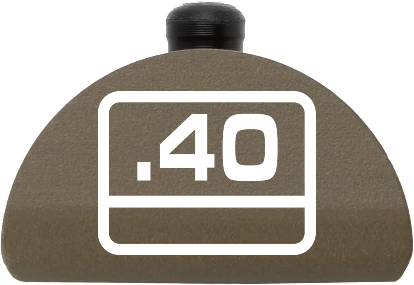 NDZ Performance Aluminum Grip Plug for Glock Gen 1-3 17 19 20 21 22 23 24 31 32 34 & 35 9MM .40 .357 Sig 10MM .45 ACP .45 Gap Laser Engraved in Hardcoat FDE - Choose Design