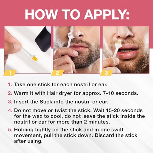 GiGi Nose + Ear Wax Kit, Safe, Quick, and Easy, Heat with Blow Dryer, 1-pack - Thumbnail 5
