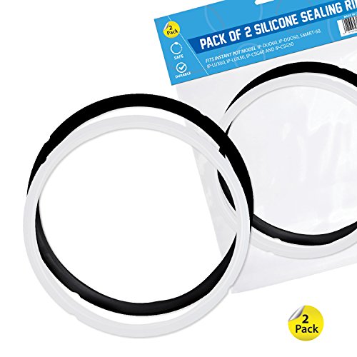 Pack of 2 Instant Pot Silicone Sealing Ring - Fits...