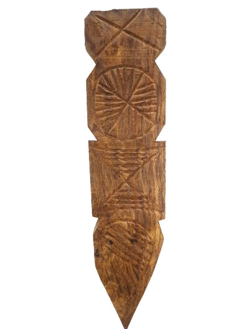 DailyHome Single Side Big Thekua Mould/Khajoor Mould Thekua Sancha Wooden-image-18