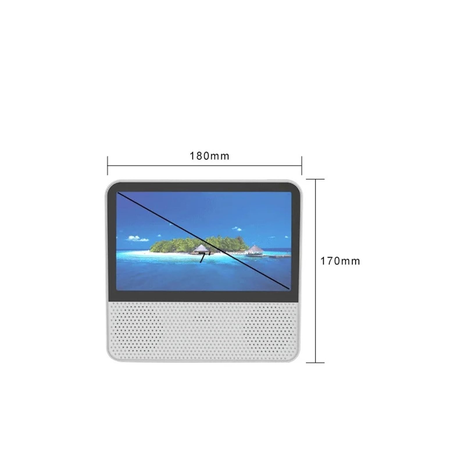 Lettore Dvd Lettore Portatile Bluetooth Multifunzionale, Schermo Touch ad Alta Definizione 1080P da 7 Pollici, Doppi Altoparlanti