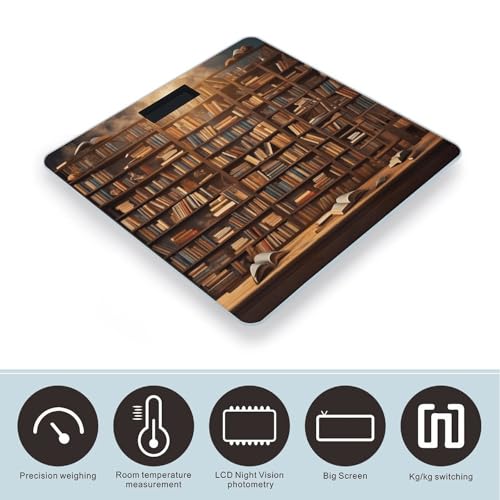 Báscula Digital para Baño de Vidrio Templado Compacta miniatura 3