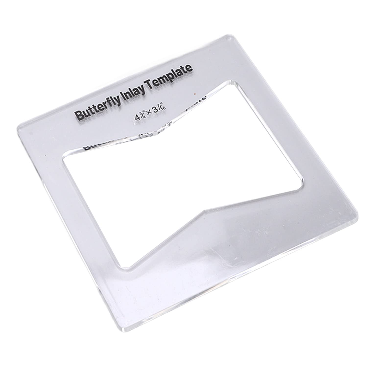 Gabarit de défonceuse pour le travail du bois,renfort de restauration,épissage transparent,3 guides en acrylique durci pour créer un gabarit d'incrustation de papillon pour meubles en