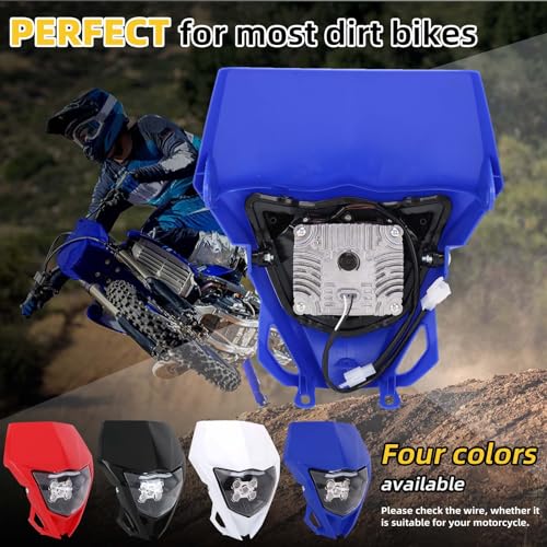 Anxin R1812001183 Dirt Bike Headlight,Motorcycle Led Head Light Universal thumb #1