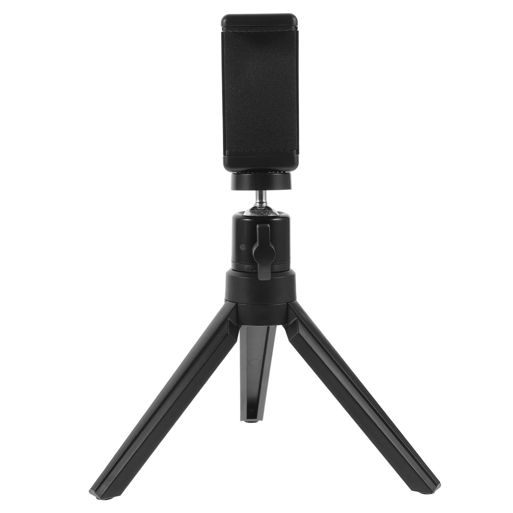 SEWACC 1 Set Portable Tripod Phone Holder Stand Tabletop Support for Mobile and Tablet Lightweight Design for Home Office Use for Video Viewing Webcasts