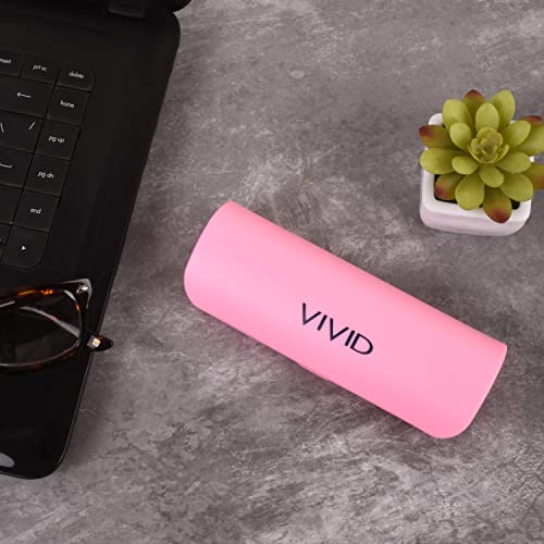 Image of VIVID Vision Unisex Adult Eyewear Specs Case Cover | Screw Driver | Free Cloth | Protect Eye Glasses | Plastic | Spectacles | Cases | AP-394 | 3 IN 1 | Pink