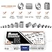 Rustark 84 Pcs 304 Stainless Steel Metric M3 M4 M5 M6 M8 M10 M12 Wire Thread Inserts Steel Sheath Helicoil Type Screw Repair Sleeve Assortment Kit