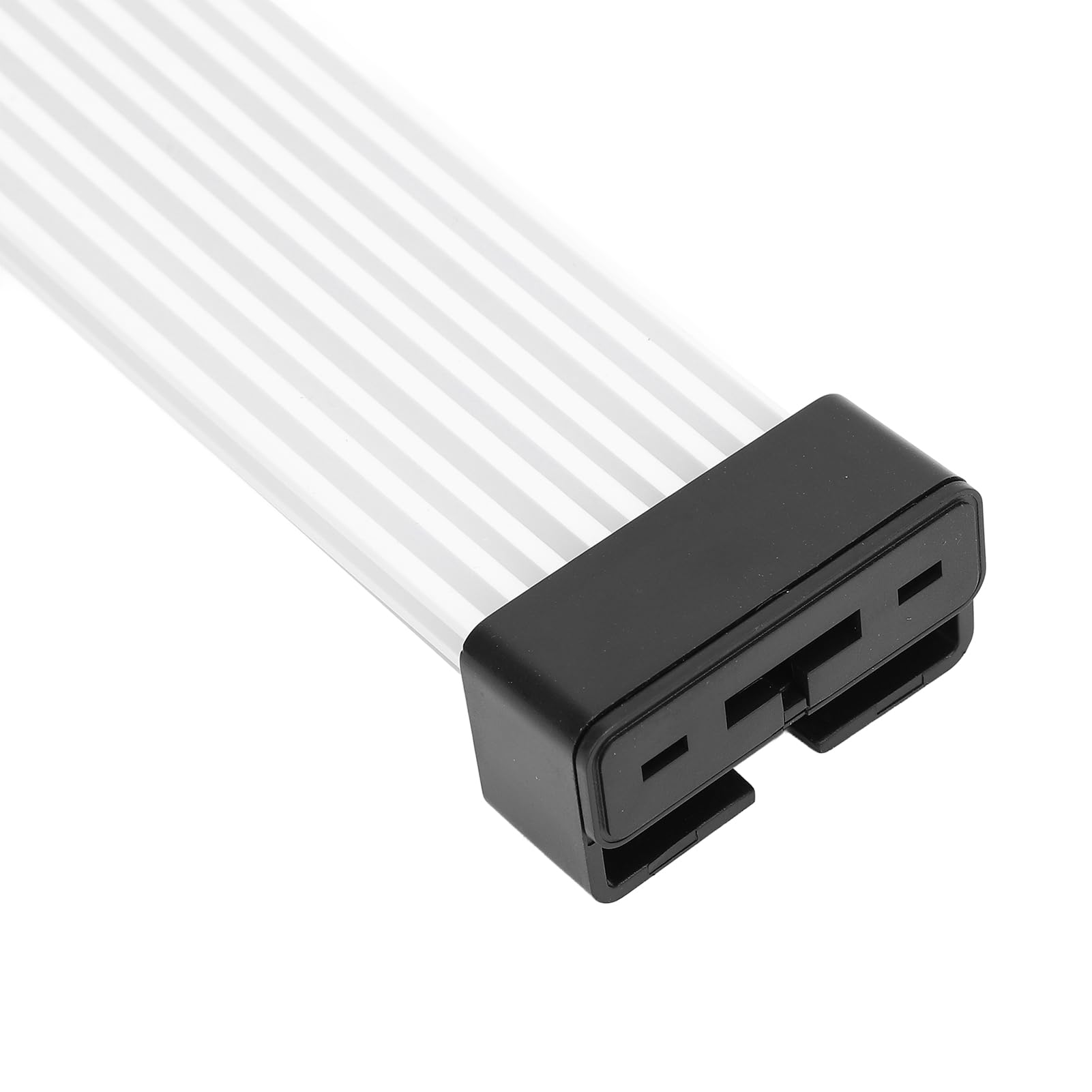Lazmin112 Cavo GPU RGB da 8 Pin, Prolunga Cavi GPU ARGB da 5 V, Cavo di Alimentazione Scheda Grafica da 8 Pin a 2x8 Pin, con Pettini di Filo, Sincronizzazione, 16 AWG (Testa Nera)