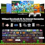 New Retro Game Console, Classic Video Games with 4K HDMI, 20,000+ Games and 23 Emulators, Upgraded Dual 2.4G Wireless Controllers for Game Console - Image 4
