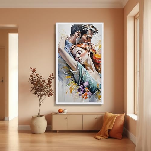 Art mural expressionniste abstrait de haute qualité : grand tableau - 2