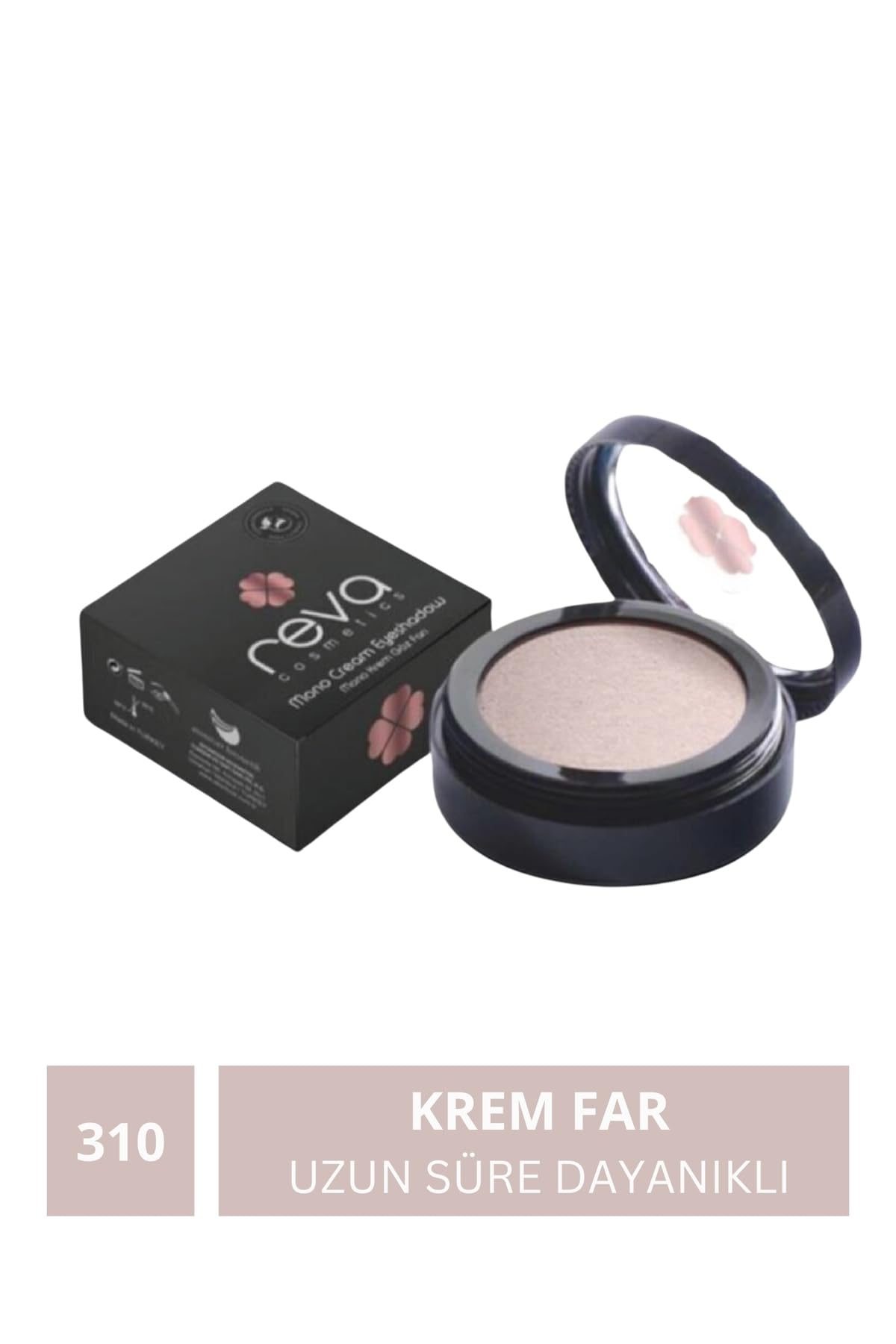 Vegan Krem Göz Farı - No. 310 | Temiz İçerik, Uzun Süre Kalıcı, Mono Cream Eyeshadow