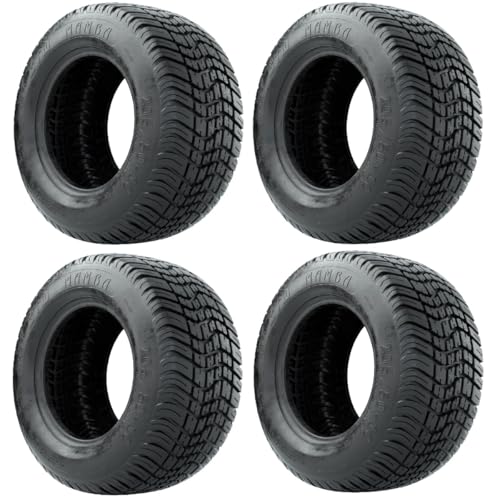 GTW Mamba 18 inch Golf Cart Street Tire | 205/50-10 | 4-Ply | Universal Fitment with 10 inch Wheels | Set of 4