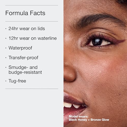 Clinique High Impact Gel Tech Eyeliner | Waterproof, Smudge Resistant + Safe For Sensitive Eyes, Black Honey - Image 6