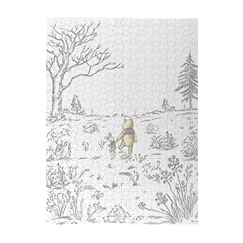 くまのプーさん ジグソーパズル 500ピース 大人用 木製ピース パズル キャラクター アニメパターン 子供 初心者向け 誕生日 プレゼント