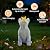 CIYSHO Dog Statue with Solar Butterfly, Cute French Bulldog Garden Statue Outdoor Decor for Outside Yard Lawn Patio Porch, Resin Garden Art Home Decorations Figurine, Dog Lovers Gifts for Women Mom