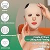 JLK-ZHOU Reusable Facial Slimming Mask Anti Wrinkle V Full Face Lifting Chin Cheek Lift up Slim Belt Band Strap Slimming Thin Mask Sleeping Belts (Full Face Belts)