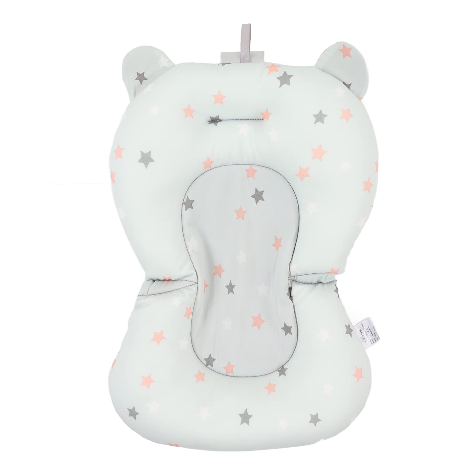 Cojín para asiento de baño, cojín para baño de bebé, cojín para bañera para bebé (estrellas azules)