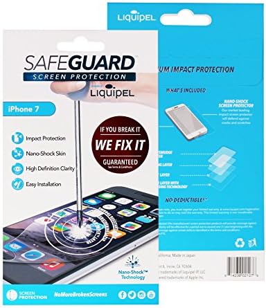 Liquipel Screen Protector Safeguard lite Compatible with iPhone 6+/6s+/7+/8+