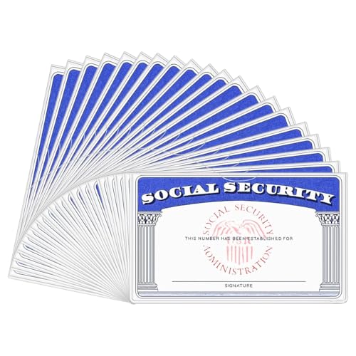 20 Pezzi Custodie Protettive per Tessere Trasparenti Custodia Porta Carte Plastica robusta di Credito Trasparente