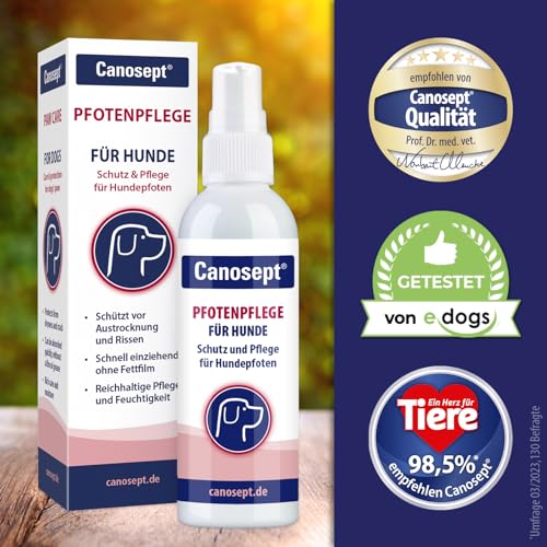 Canosept Pfotenpflege für Hunde 75g - Pfotenbalsam Hund - Pfotenpflege Hund - Hundepfoten Pflege Creme für weiche & geschützte Pfoten bei jeder Wetterlage