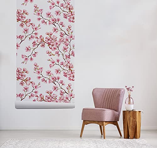 Papier peint de qualité supérieure fleur de cerisier Magic-Stick - 5
