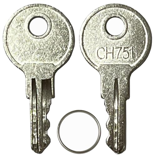 Image of 8PCS CH751 Key Universal CH751 Replacement Keys CH751 RV Key for RV Campers Compartments, T-Handles, Storage Cabinets, Door Lock, Tool Boxes
