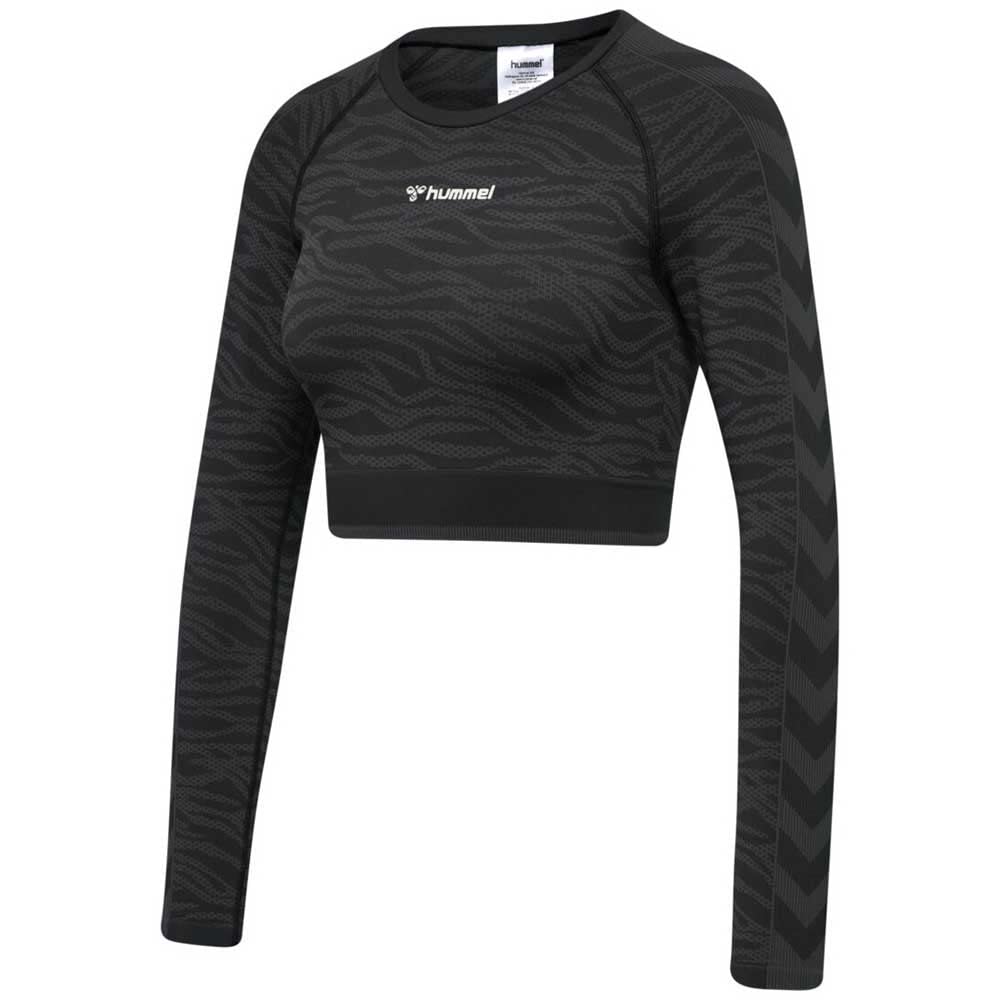 hummel Women's Hmlmt Saga Seamless Crop T-Shirt LS T-Shirt