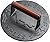 Bellemain Cast Iron Grill Press, Heavy-duty bacon press with Wood Handle, 8.5-Inch Round