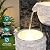 Ultym 39.8" H Outdoor Water Fountain with LED Lights & Pump, Multilayer Cascading Polyresin Fountain, Sand-Textured Freestanding Garden Fountain for Tranquil Garden, Patio or Porch
