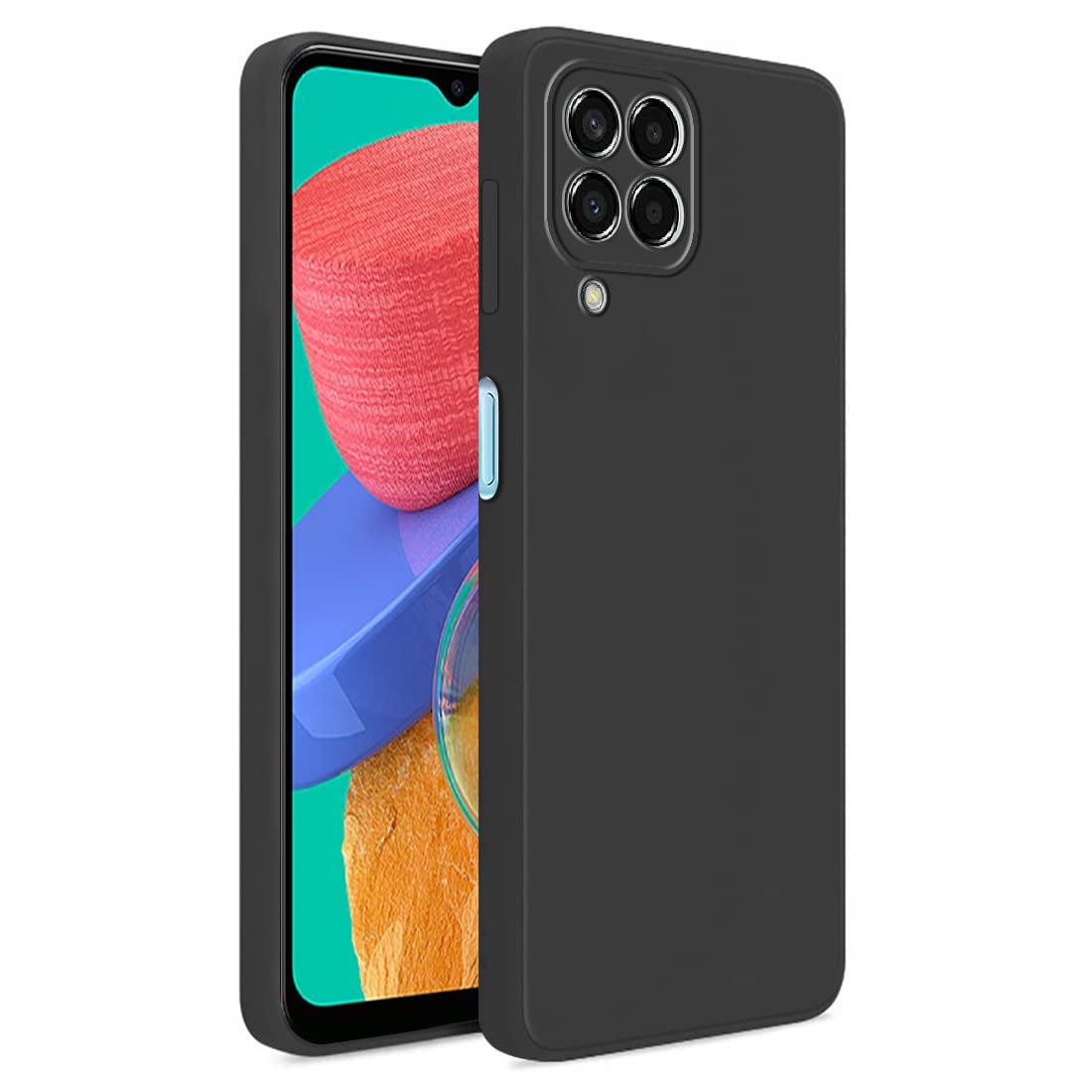 Casotec Back Cover for Samsung Galaxy M33 5G | Full Camera Protection | Liquid Silicon Case | Flexible Bumper Case for Samsung Galaxy M33 5G (Black) (B09XGW79YG) Amazon Price History, Amazon Price Tracker