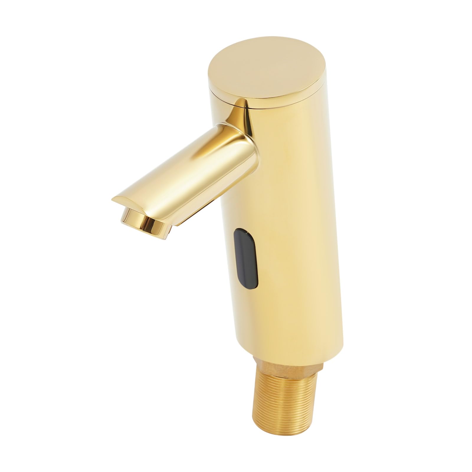 Rubinetto per bagno con sensore automatico, con sensore a infrarossi, rubinetto per lavabo, senza contatto, con sensore per cucina, bagno, ottone, oro