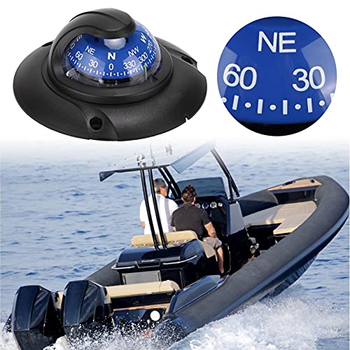 Generici Boat , Sea Dashboard Marine MultiâFunctional Flush Mount High Accuracy Magnetic Car with 12V LED Light for Marine Yacht Boat Ship Caravan Car - Image 4