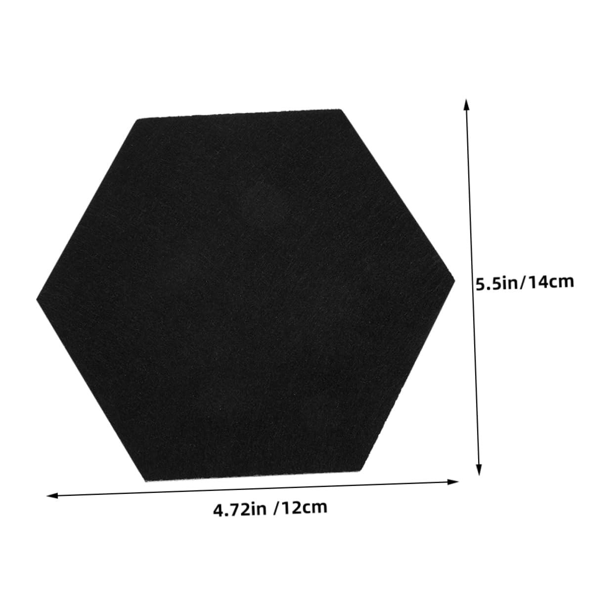 ARTIBETTER 10pcs Felt Mat Soundproofing Wall Panels for Home Office Decor Creative Memo Board Tiles Felt Message Boards for Indoor Use