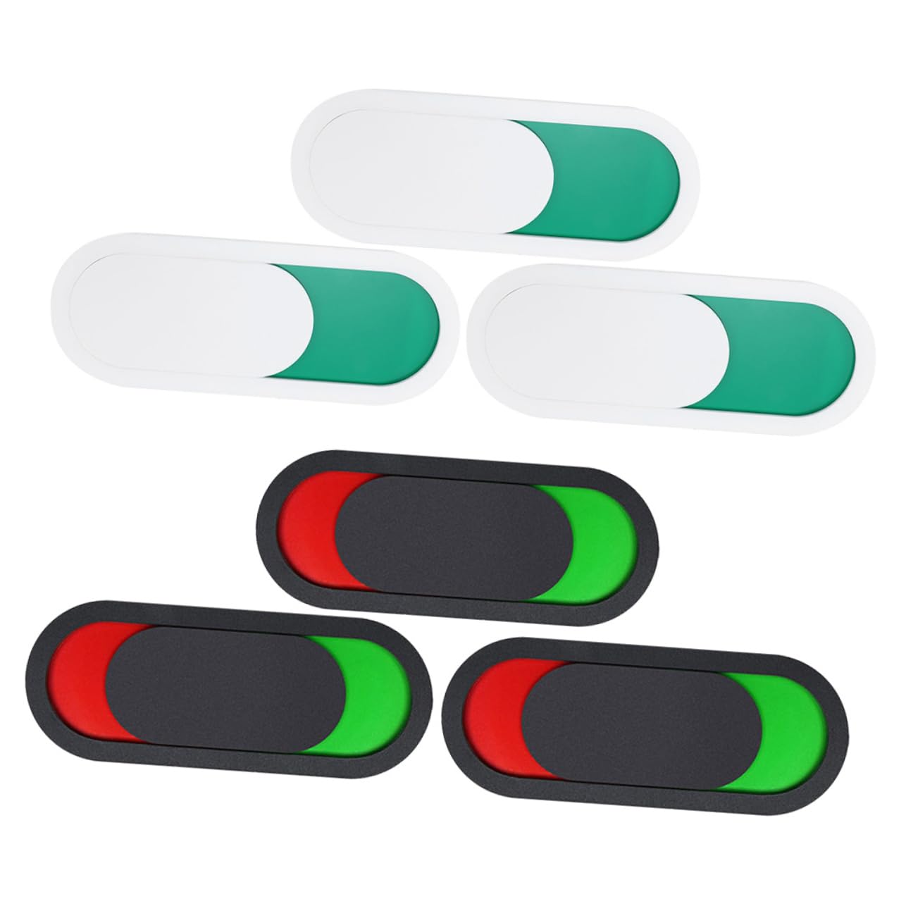 Uonlytech 5 Series Estado De Cambio De Número De Casa Control Deslizante Decoración Del Baño Condujo Para Señal De La Puerta De La Oficina Señal De Baño En Uso Plexiglás 6 Piezas X 5