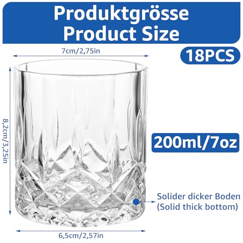 Gobelet bas transparent incassable au lave-vaisselle pour cocktail