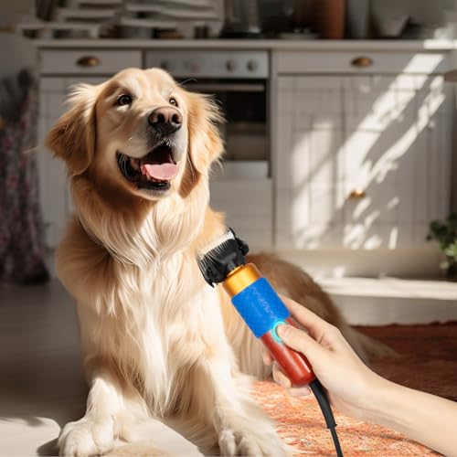 WOQLIBE 10ft Sheep Shears with Plug & 2 Blades,200W Electric Clippers Animal Shave Grooming Farm for Llamas, Dogs Cat Goat Alpaca,Angora Rabbits Shearing Hand Piece Cutter Livestock Pet Supplies