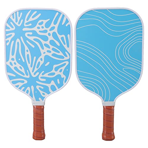 Juego de Pickleball, Paleta y Pelotas de Pickleball de Fibra de Vidrio Portátil Juego de Pickleball y Raquetas de Nido de Abeja para Exteriores