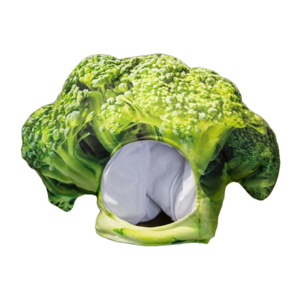 Wviskal Corn Hat Unisex Food Apparel Cosplay Accessories Perfect for Halloween, Harvest Festivals, Costume Parties, Sporting Events, Crazy Headwear or Farm Themed Party Supplies (Broccoli)