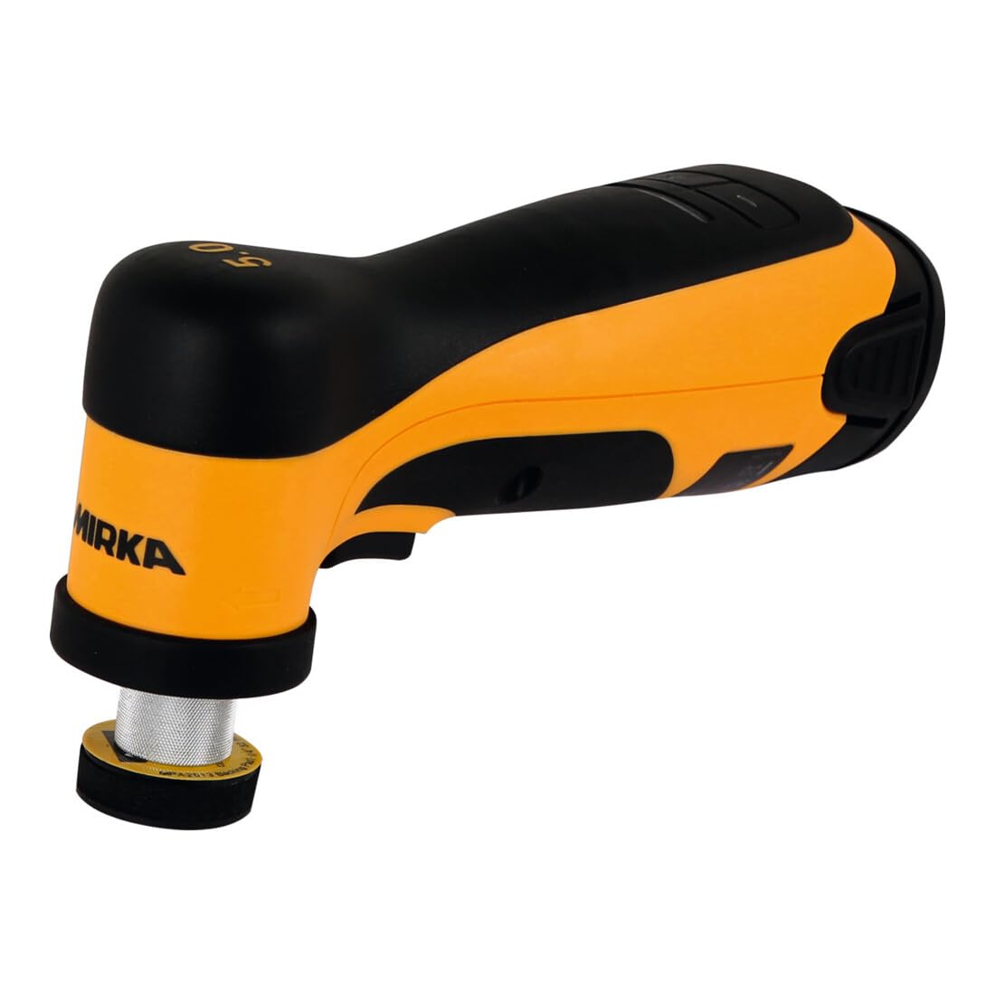 Mirka AROS-B 150NV Lijadora excéntrica sin cable para discos de lija de Ø 32mm, max 12V, incluye batería de 2,5Ah, carrera de 5,0mm, 8991150312