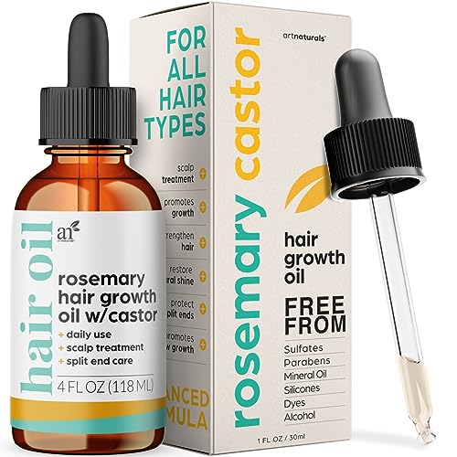 artnaturals Organic Rosemary Castor Hair Oil & Scalp Strengthening Hair