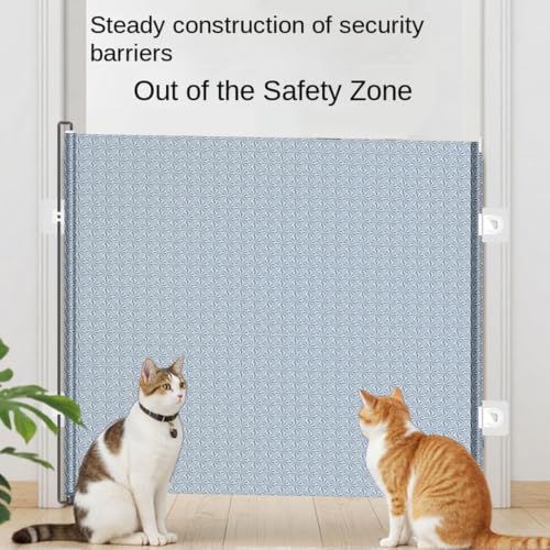 Barrière de sécurité rétractable large pour préserver la sécurité des chiots à la maison - 6